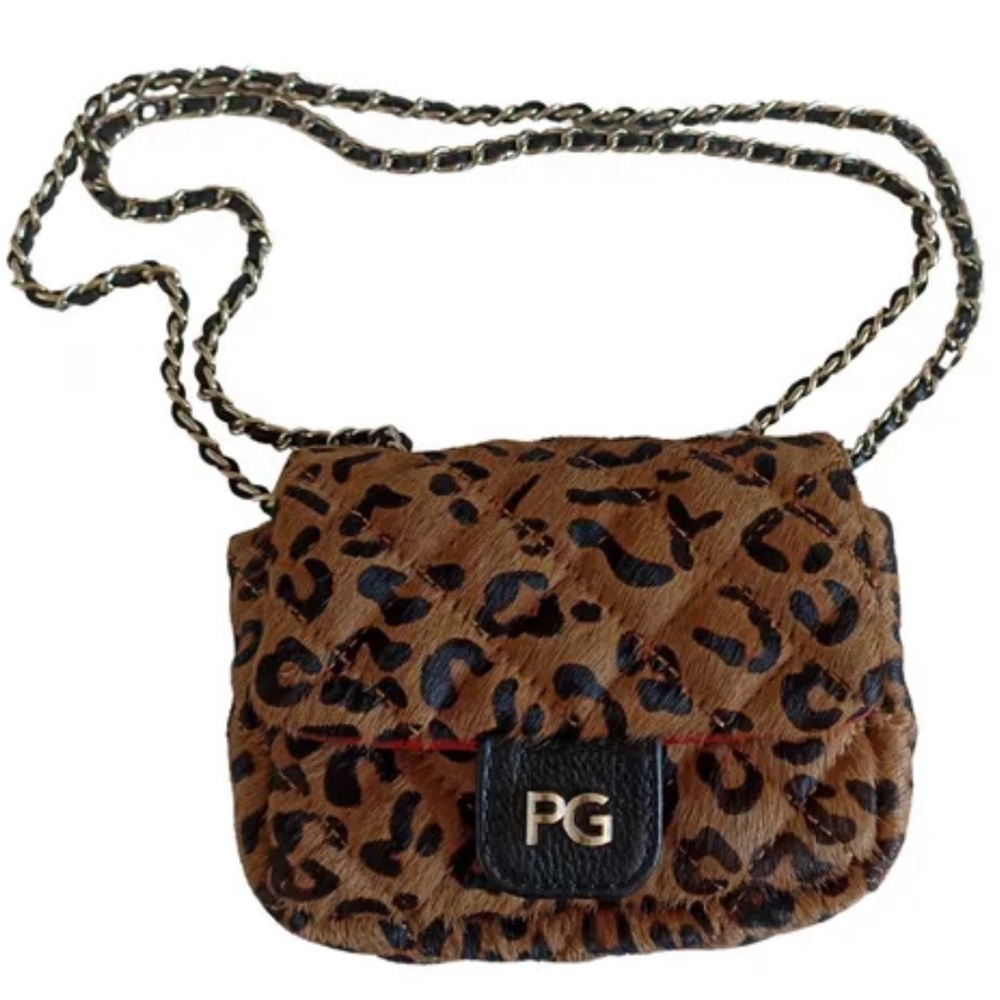Purification Garcia Quilted Animal Print Leather Hand Bag